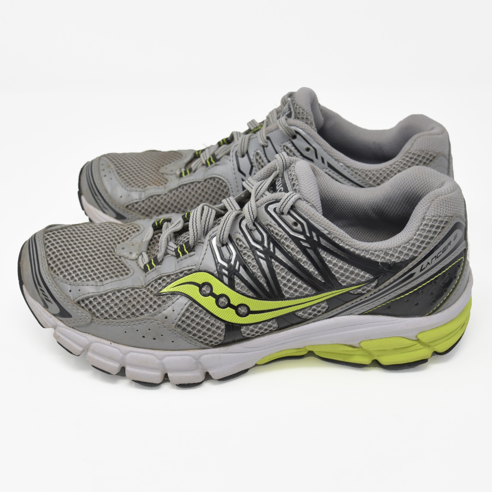 *Saucony Sz 8 Silver Athletic Running Hiking Shoes